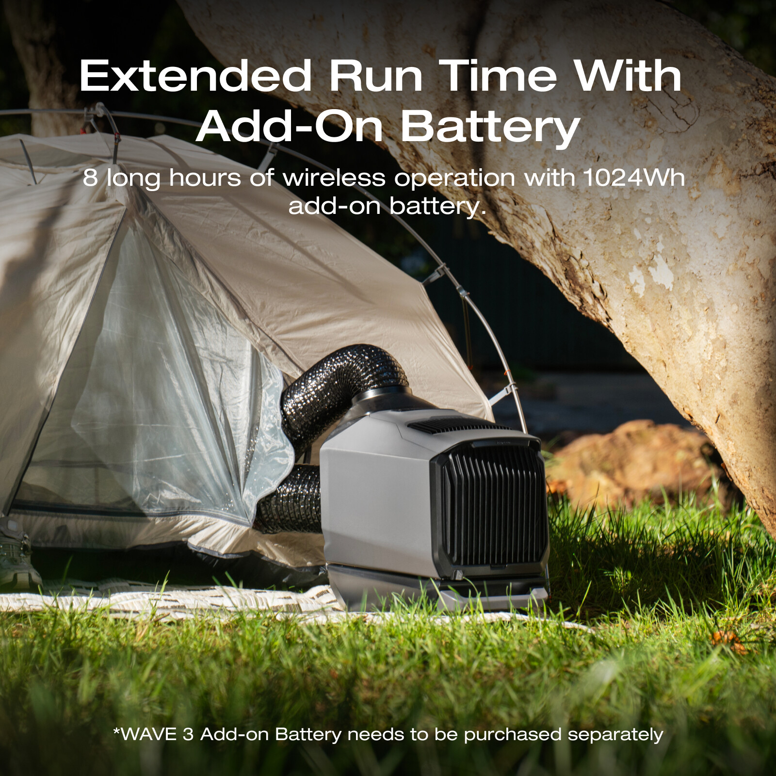 EcoFlow Portable Air Conditioner Wave 3 with Heater for Outdoor Camping Used