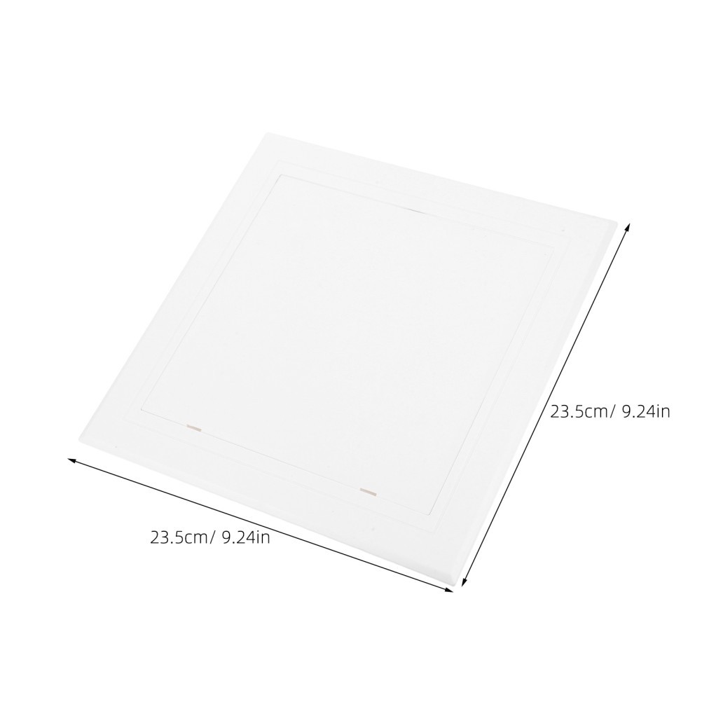White ABS Plastic Electrical and Plumbing Wall Access Panel with Seamless Design