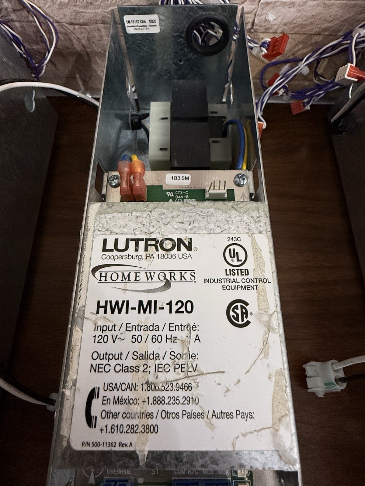 LUTRON HWI-MI-120 Homeworks Working TESTED ( PRICE FOR EACH )