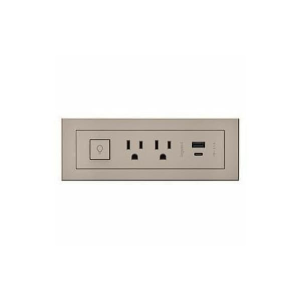Legrand Rdszcni10 Plug-In Charger, 2.5″ H X 7.1″ W X 2.1″ D
