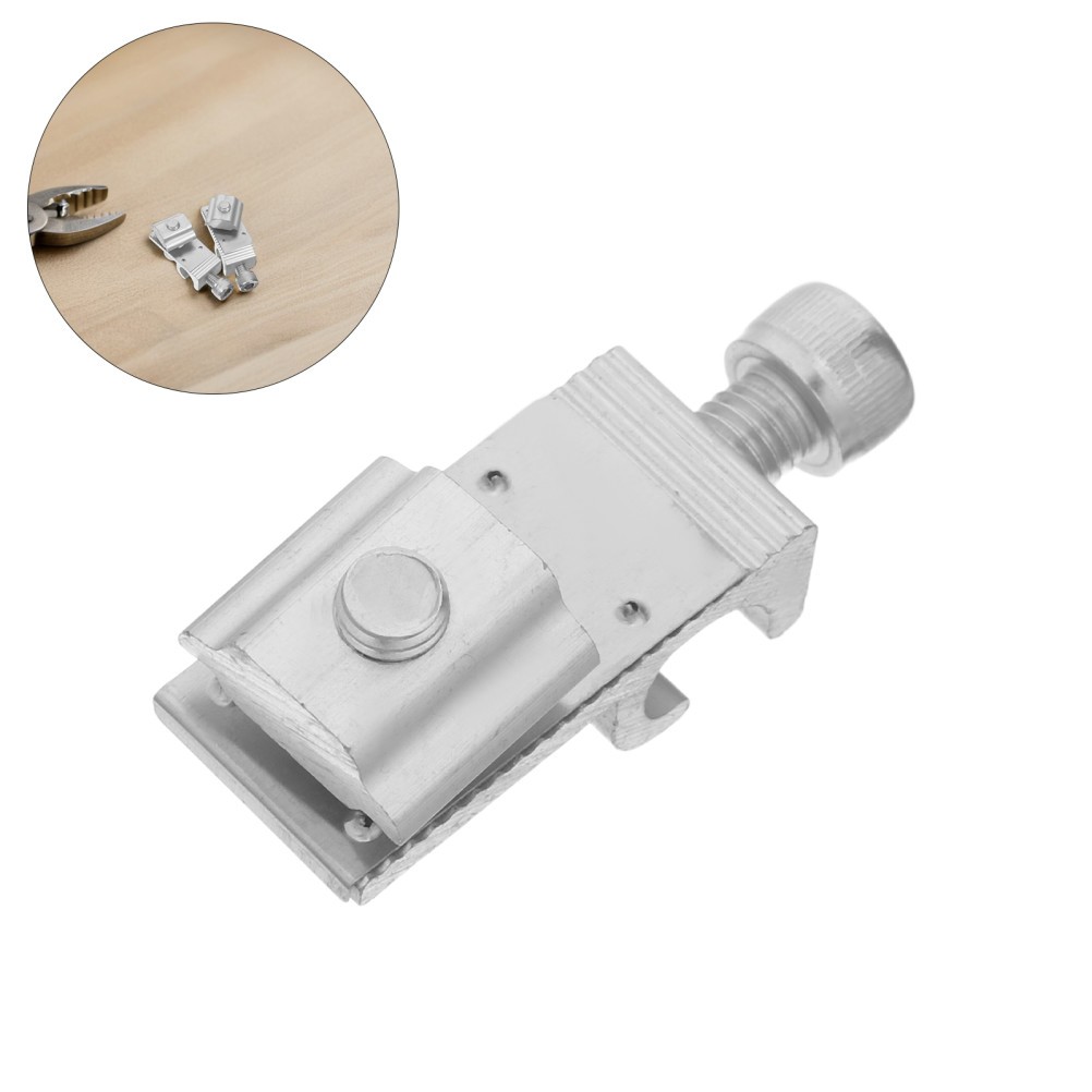 10Pcs Aluminium Alloy Solar Grounding Buckle Clamps with Durable Construction