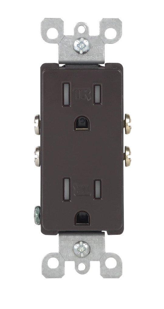 Leviton T5325 15 Amp Brown Decora Duplex Receptacle 1 Pack Of 10 PCS