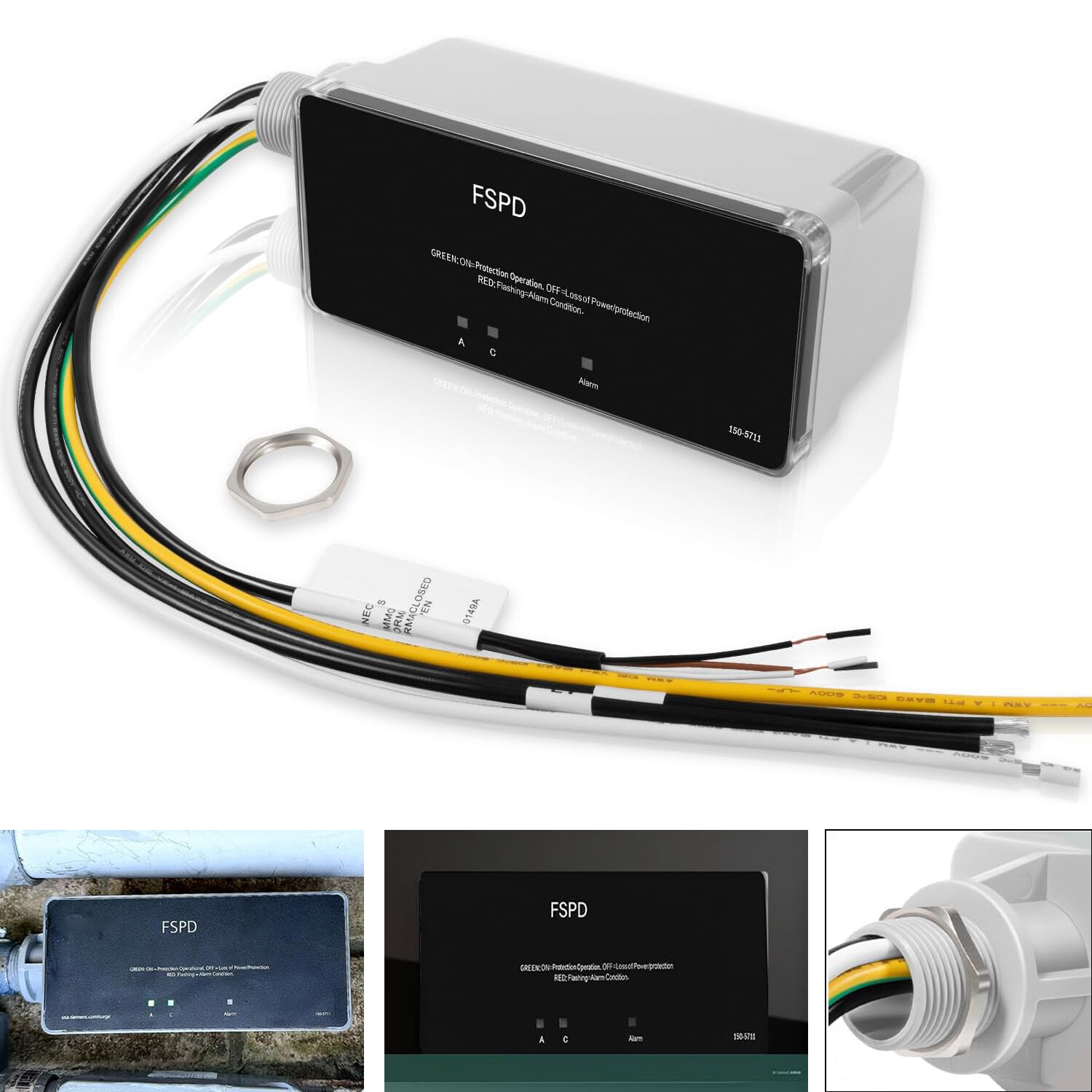 FSPD140 Level 2 Whole House Surge Protection Device Rated for 140,000A, 120/240V