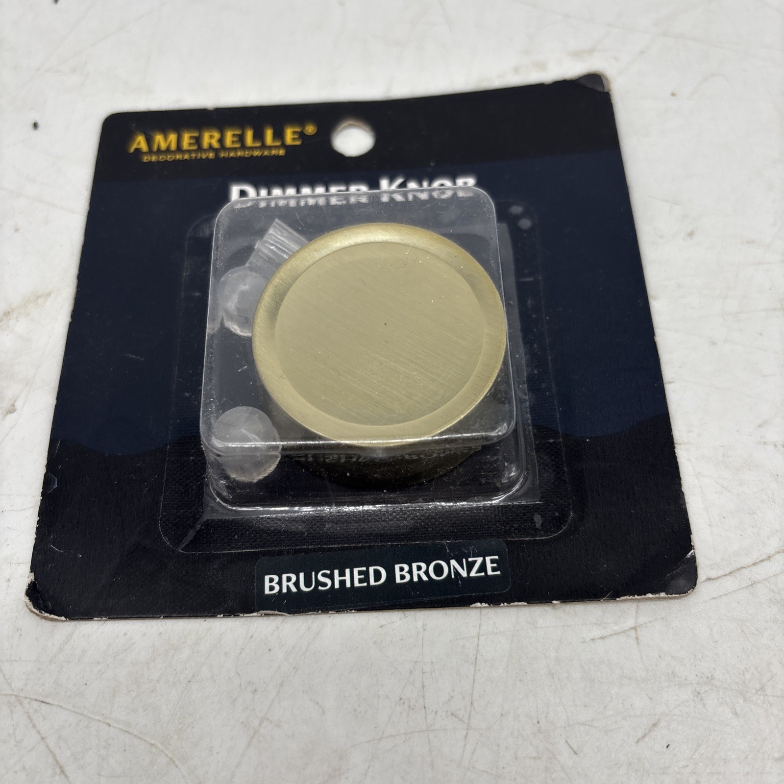 Amerelle 947BZQ Brushed Bronze Cast Rotary Dimmer Knob Metal