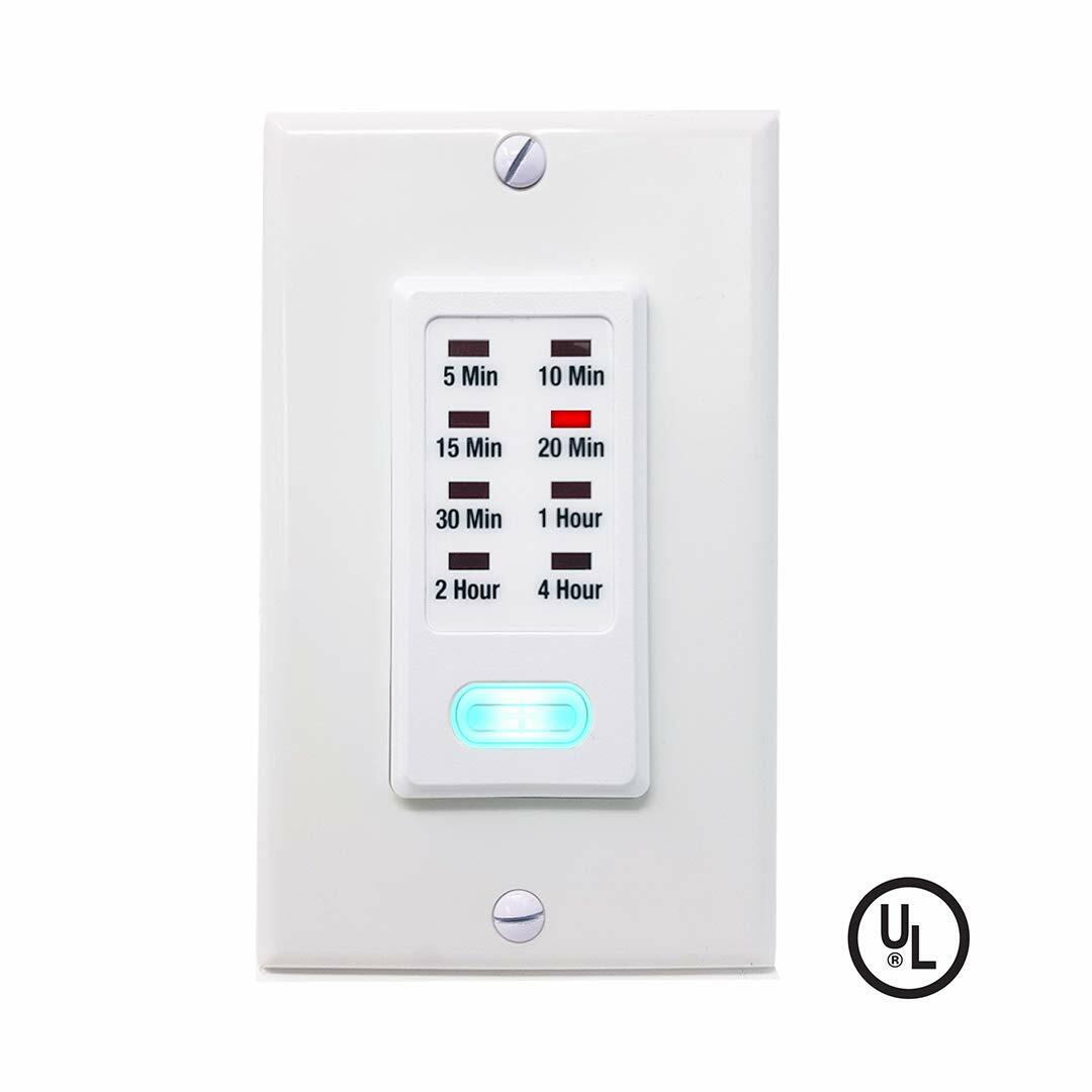 Wall Light Timer Switch 5-10-15-20-30 Minute / 1-2-4 Hour Auto Countdown Outlet