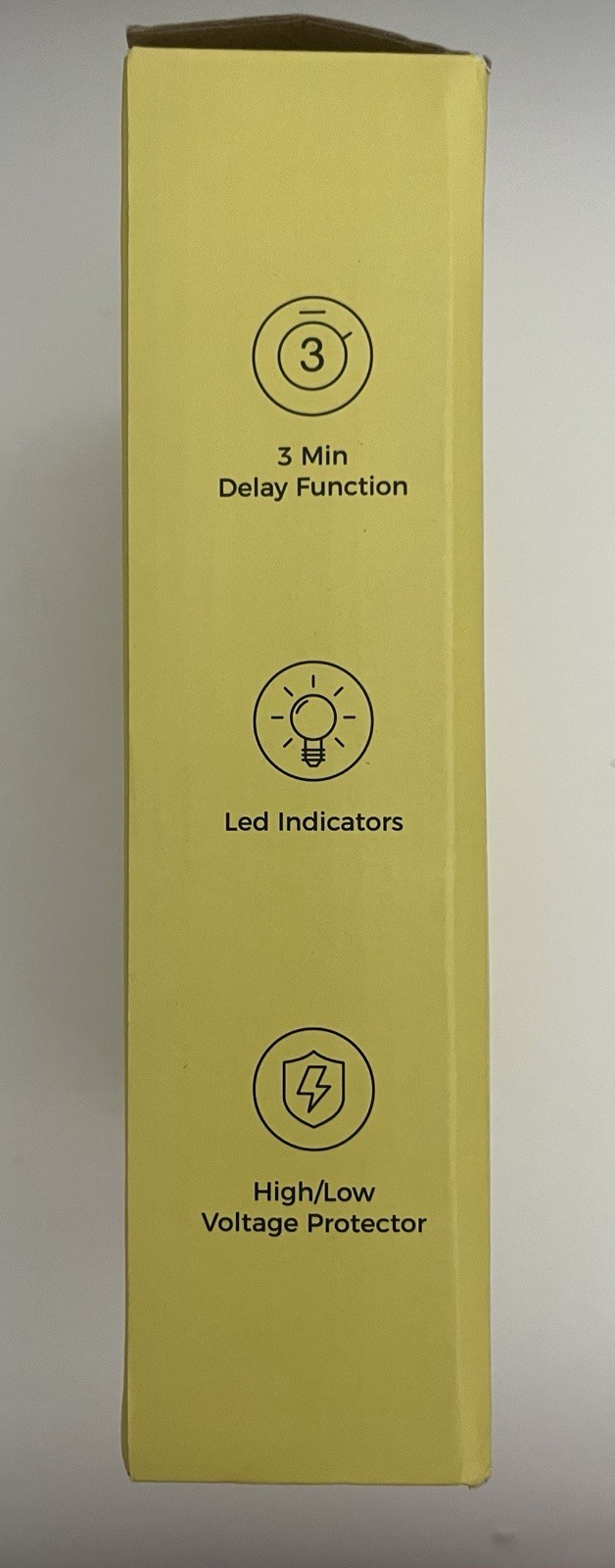 3 Outlet Refrigerator Surge Protector w/ Time Delay 15A/125V/60HZ