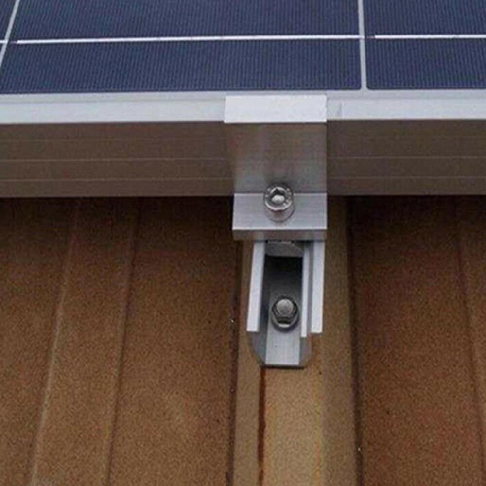 10X Solar Panel End Clamp End Clamp High C-orrosion Resistance Strong Toughness⇓