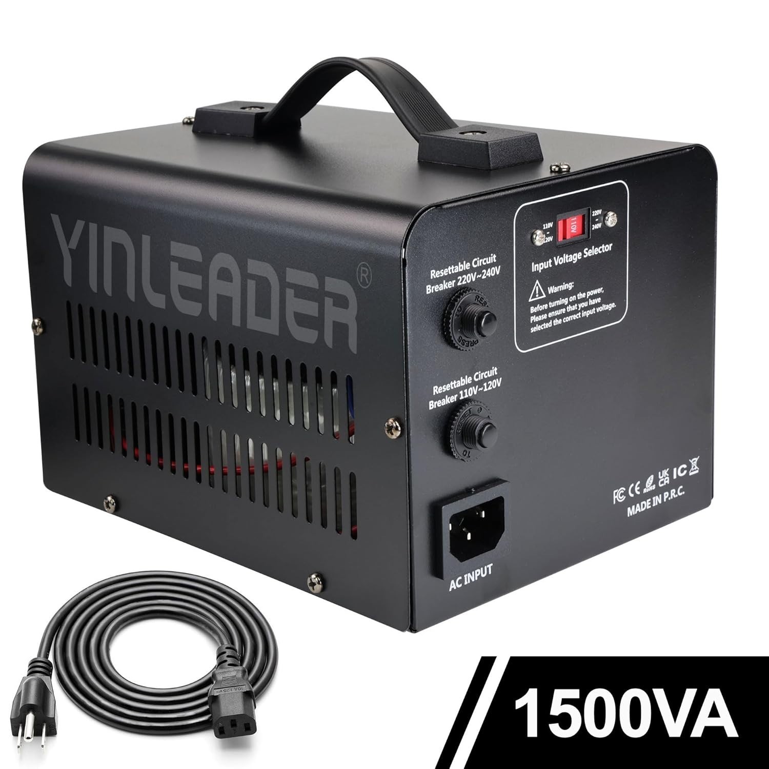 1500W Step Up & Step Down Voltage Transformer Converter 110V to 220V or 220V/…
