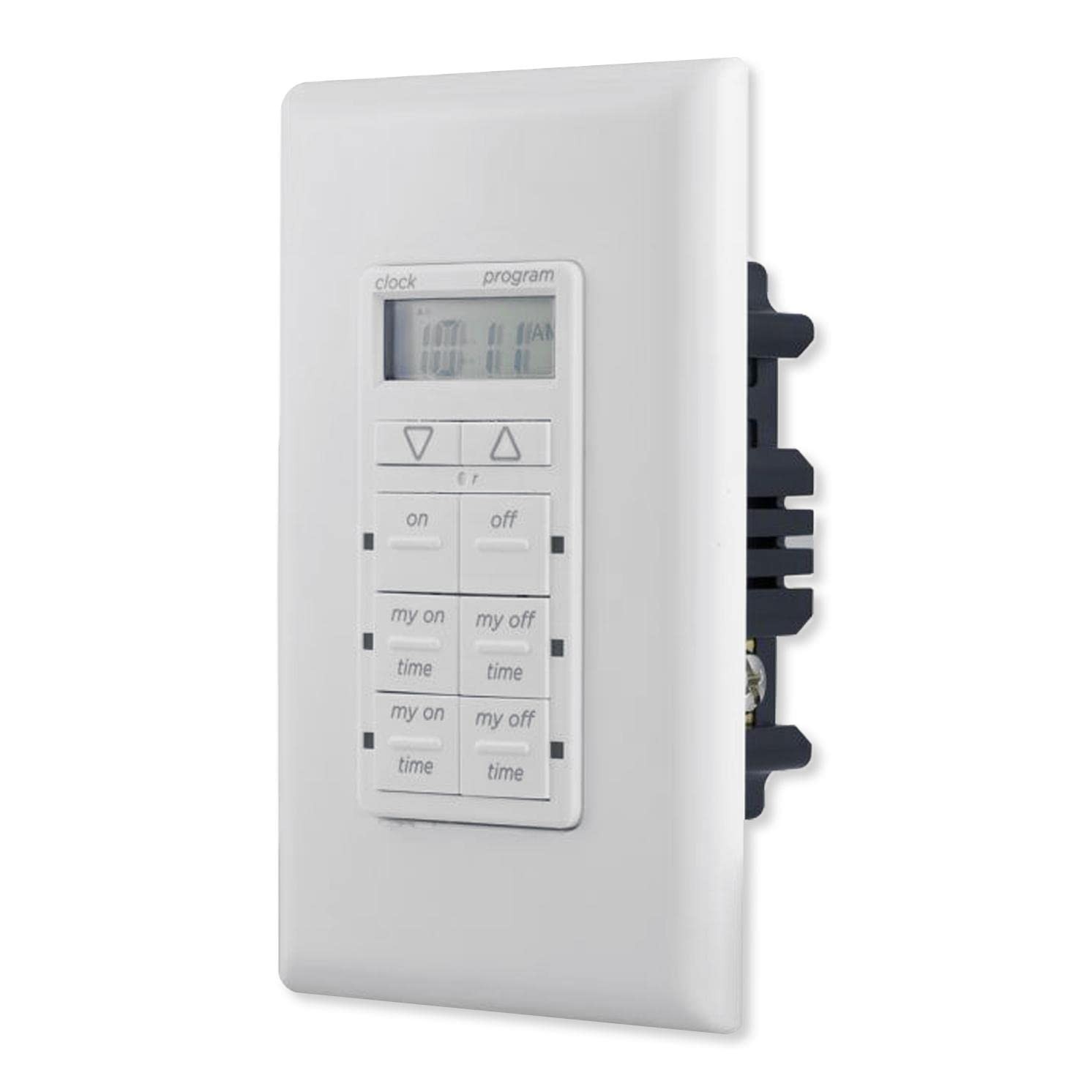 myTouchSmart In-Wall Digital Timer, 4 Programmable 24-Hours, 2 Custom on/Off