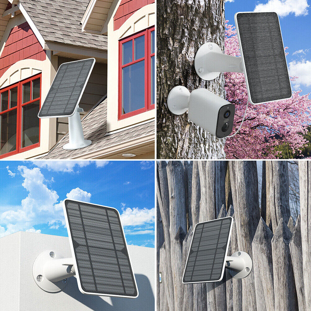 Solar Panel 9.8ft for Eufy Eufycam Cam E/2C/E/2 Pro Wall Mount w/USB Power Cable