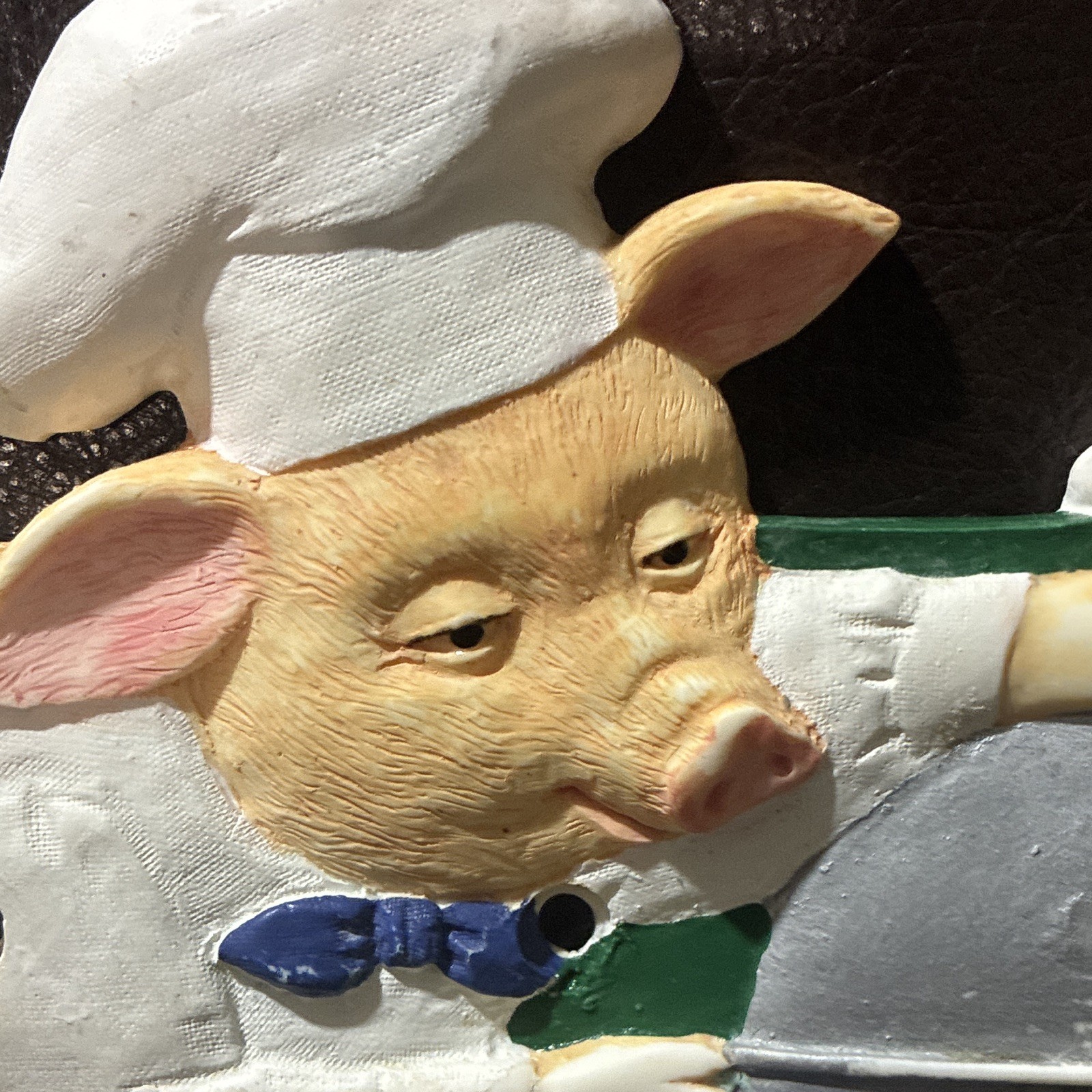 Boston Warehouse Pig Chef 2-Gang Double Toggle Decorative Resin Wall Plate