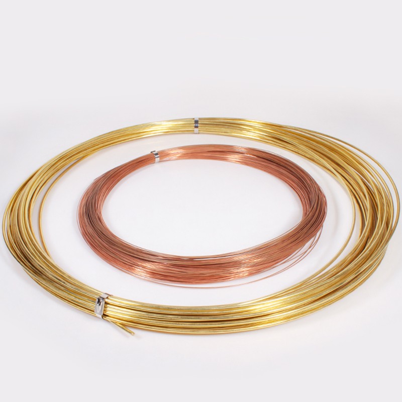 T2 Copper Wire/H59 Brass Wire Round Solid Bare Dia 0.2/0.3/0.4/0.5/0.6/0.8-5mm