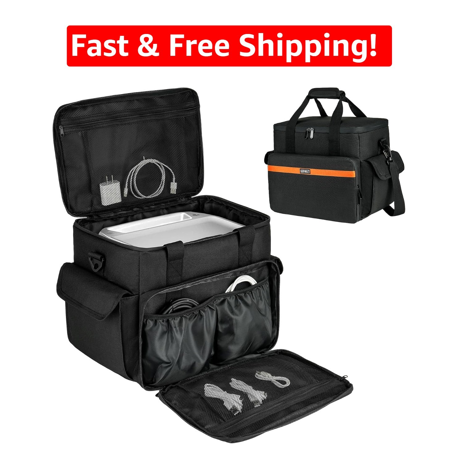 Nylon Carrying Case for Jackery Explorer 1000 v2 – Easy Transport, 12.5″