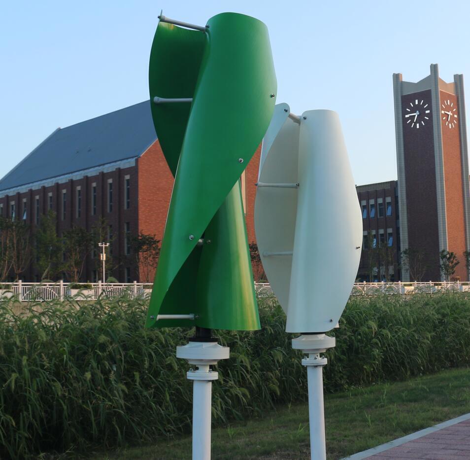 800W Vertical Wind Turbine 12V -48V Savonius Silent Windmill Generator Kits