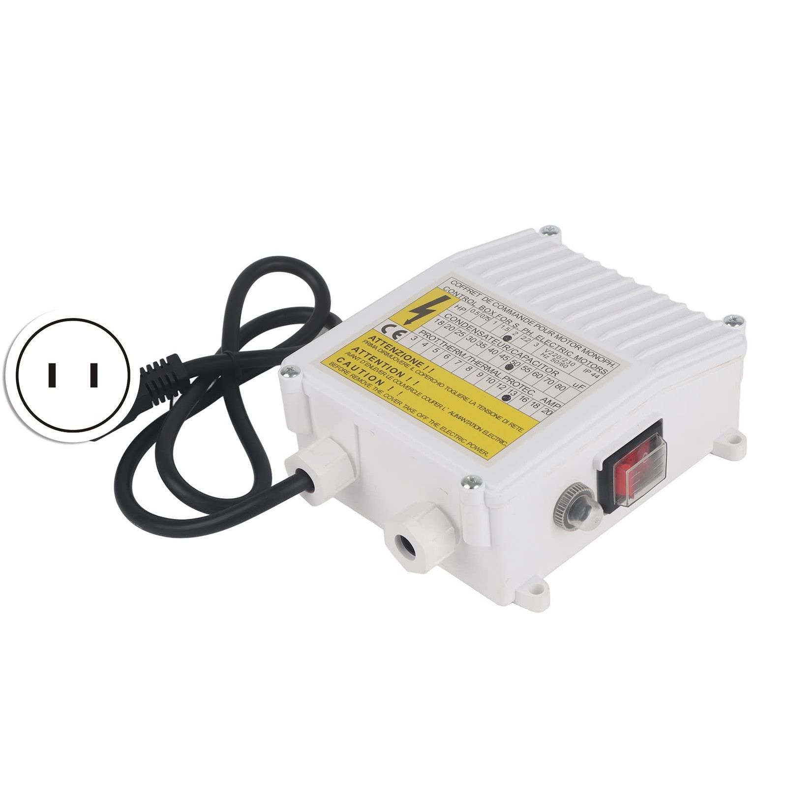 Klanata 2HP Submersible Pump Controller, 80uf 25A Control Box for Deep Well…