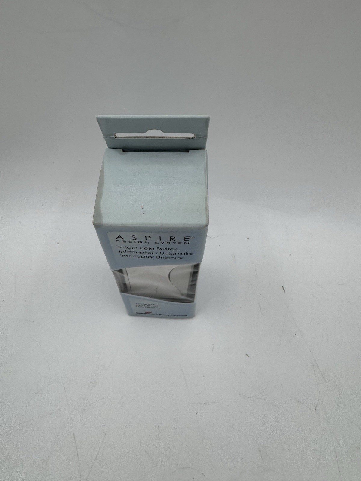Cooper Aspire Design Single Pole Switch White Satin 9501WS New