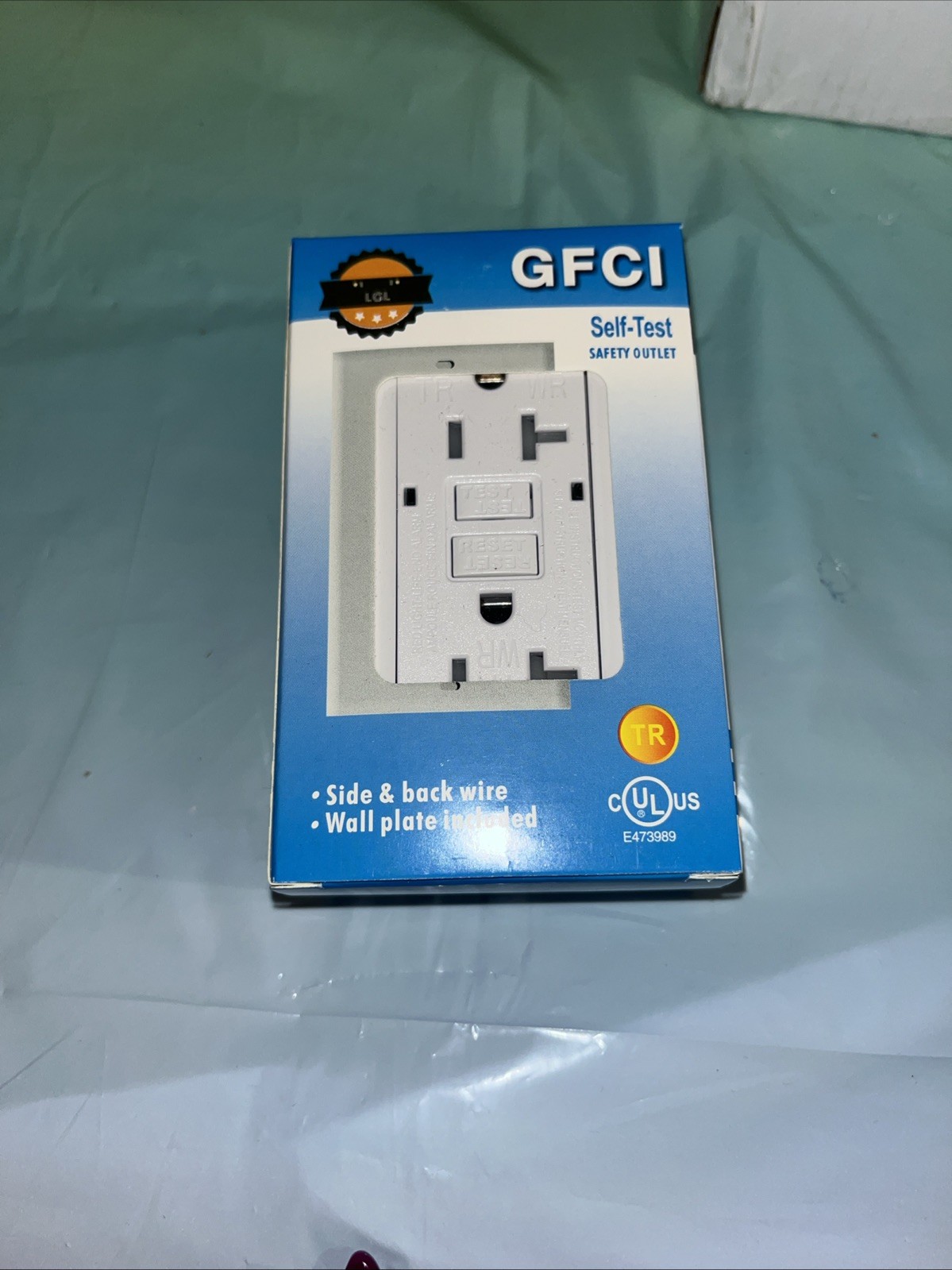 Gfci Self Testing Safety Outlets, Side, And Back Wire And Wall Plate Included