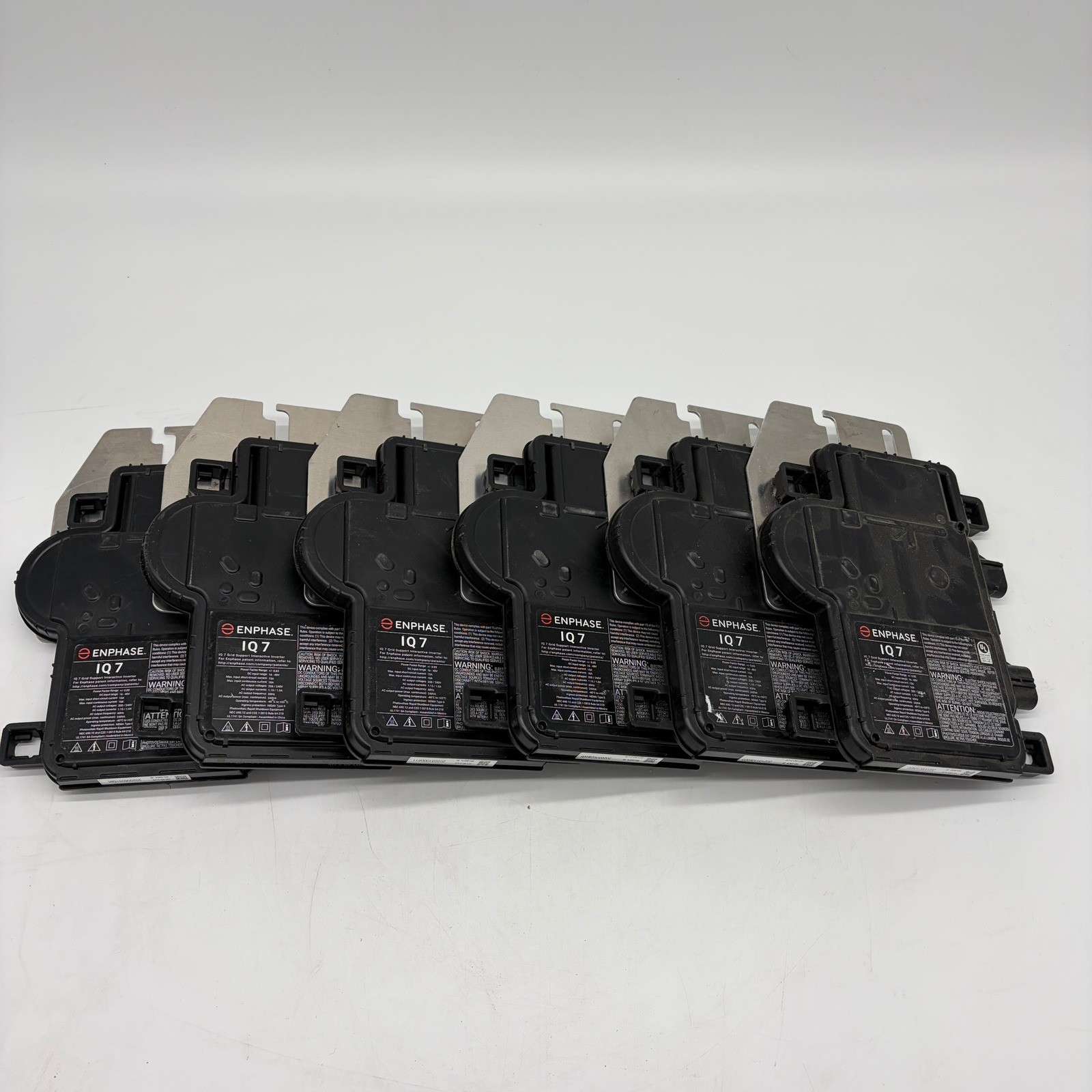 Lot of 6 Enphase IQ7 Microinverters IQ7-60-2-US Solar Grid Support Inverters