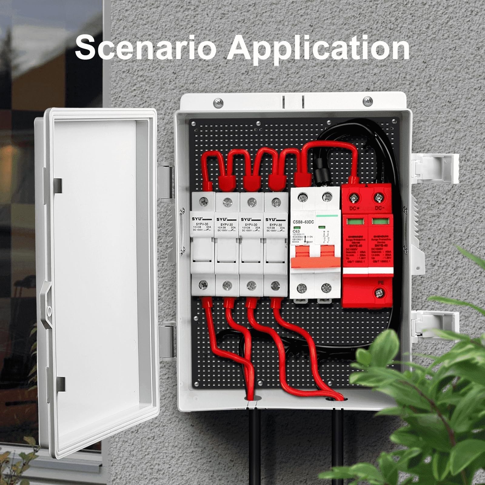 Namunanee Outdoor Electrical Junction Box, ABS Water Resistant Enclosure with…