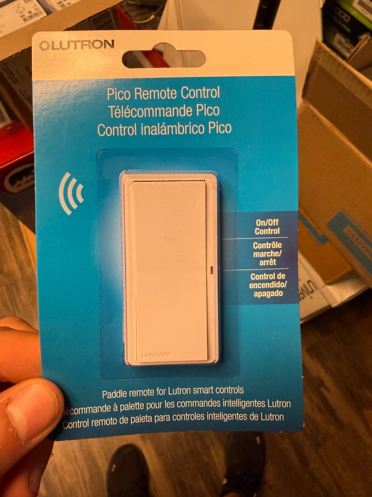 NEW LUTRON PJ2-P2B-GWH PICO PADDLE REMOTE DIVA CLARO CASETA RADIORA 3 WHITE