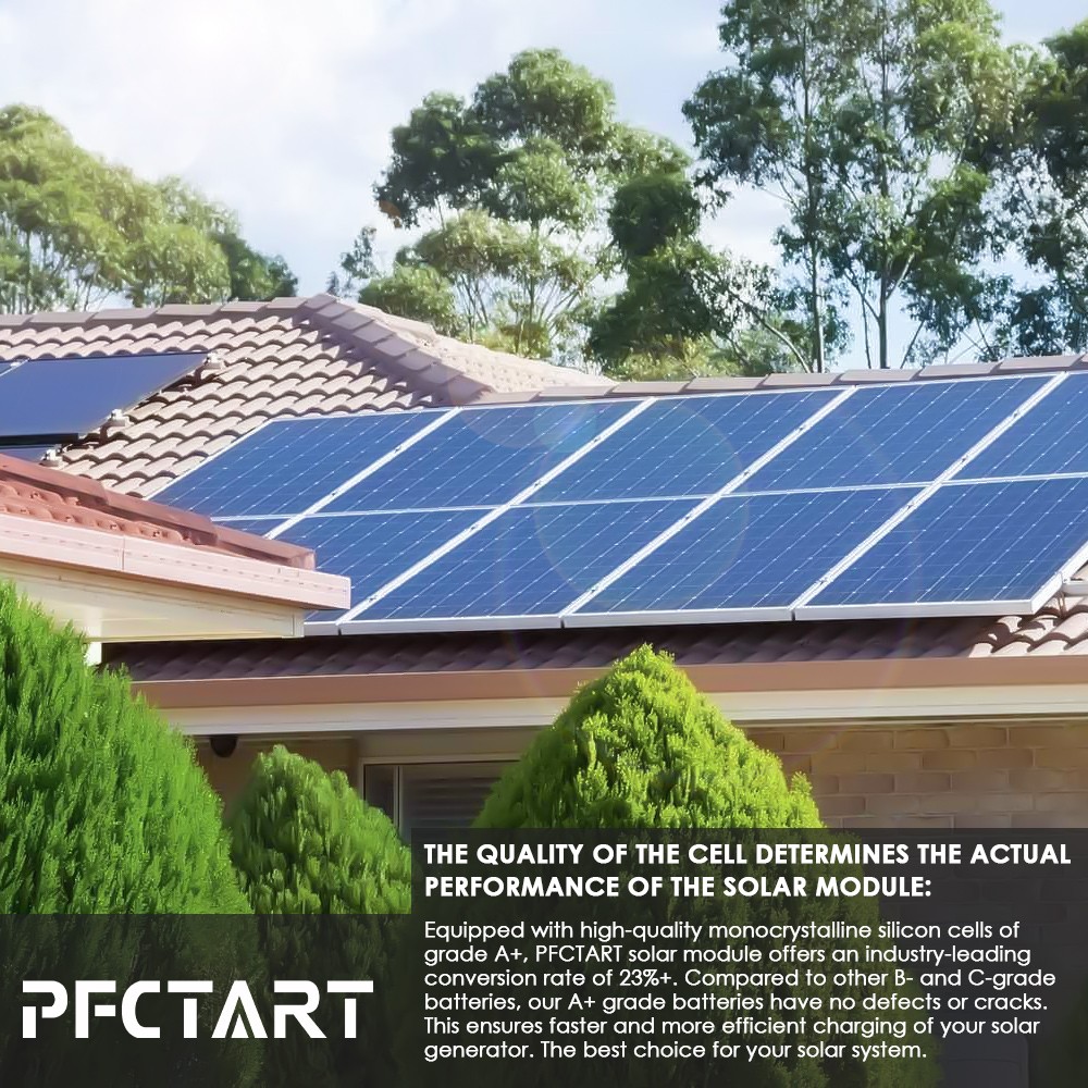 Solar Panel 1000W Watt Monocrystalline PV Power 12V For Home RV Marine Garden US