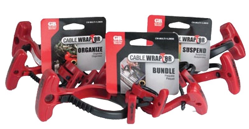 Gardner Bender CW-MULTI-1L2M3S PACK (6) Cable Wraptor Cord Organizers 3075256