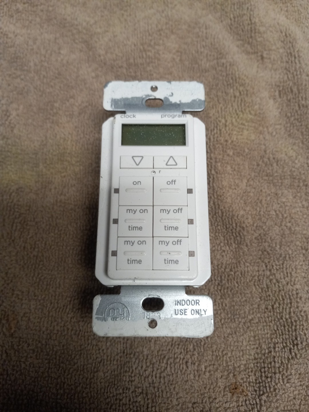 My Touch Smart In Wall Digital Timer & Enerlites 2-Gang 24-Hours White