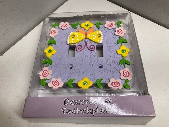 Borders Unlimited Double Switch Plate Cover “Sweetheart “ 5.5 Inch