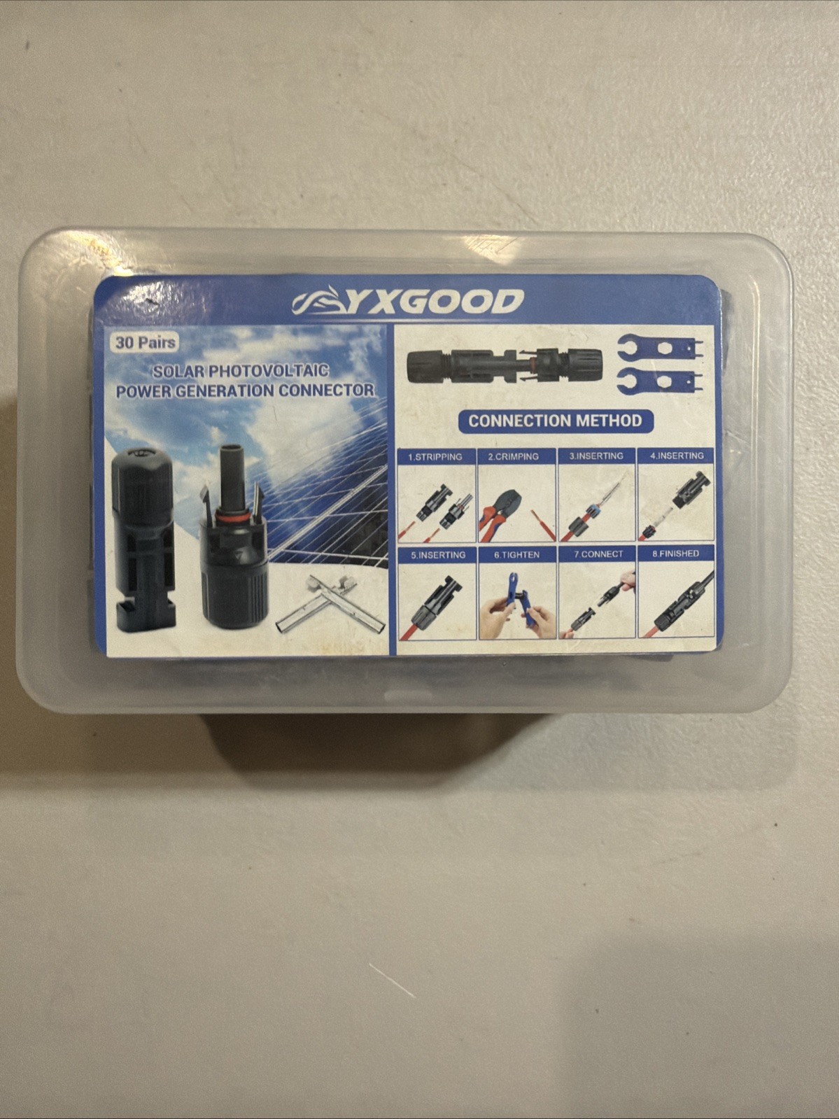 YXGOOD Solar Photovoltaic Power Generation Connectors DC 1000V IP67 Waterproof !