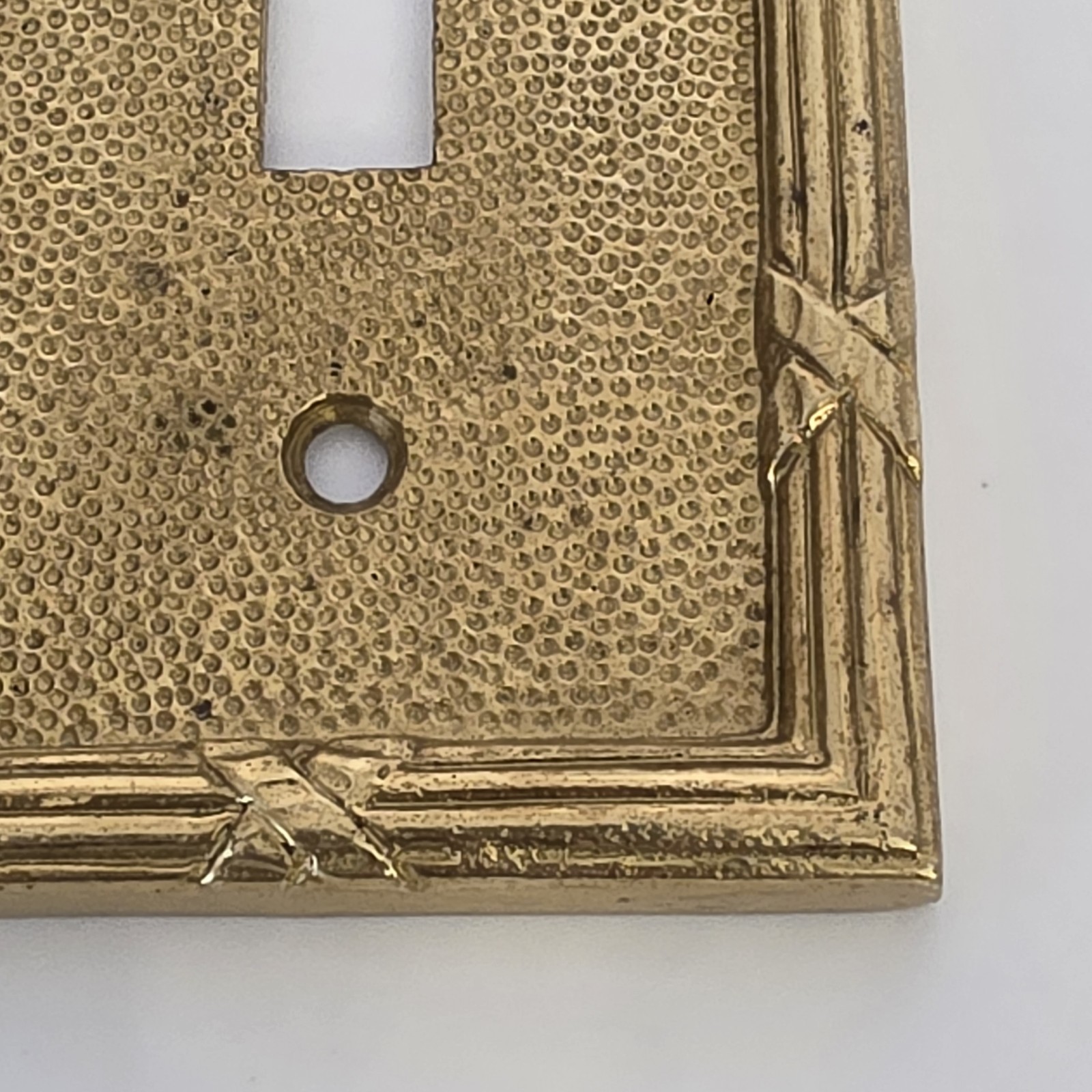 Phylrich Ribbon and Reed collection Light Switch Plate Gold