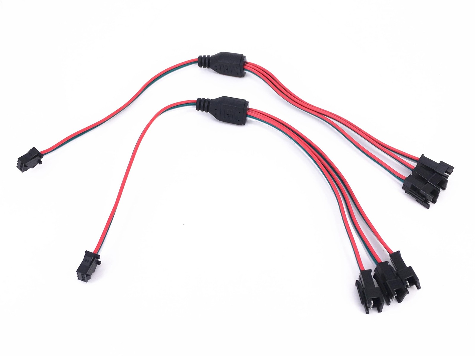 2pcs 30cm 3pin SM Splitter JST Connector 1 Female to 3 Male Extension Cable f…
