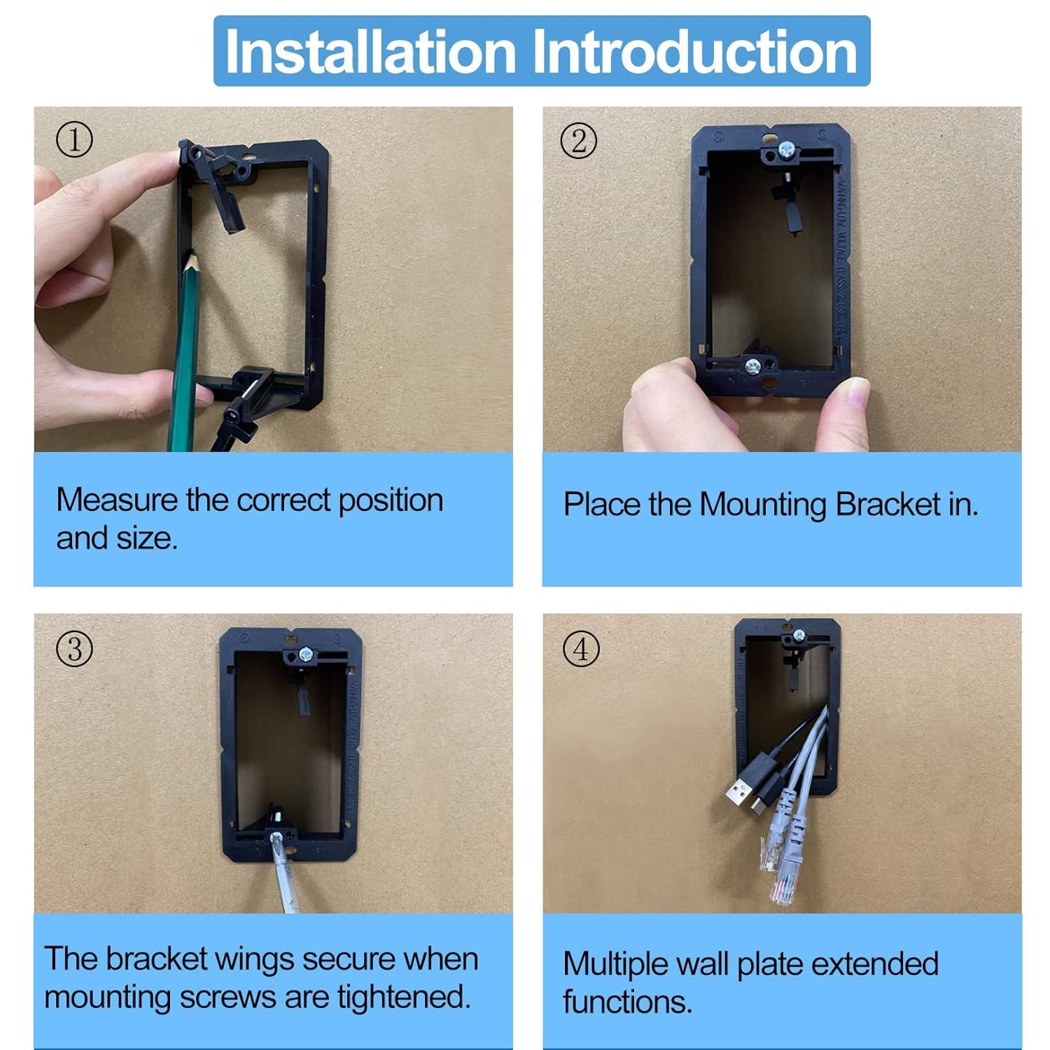 Versatile 25 Pack Low Voltage Brackets – Seamless Installation for Every Space