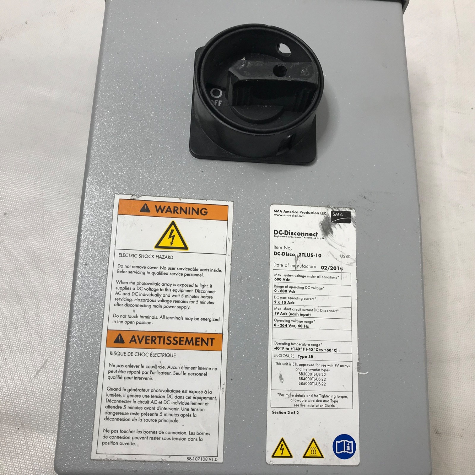 SMA Sunny Boy Inverter SB 3000TL-US-22