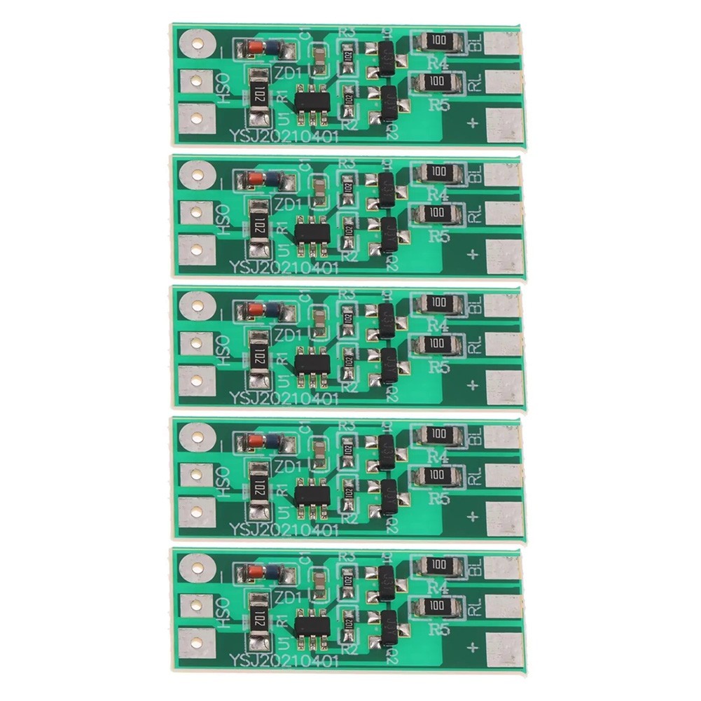 5PCS Red Blue Flashing LED Module Compatible with for 3v 12V DC Systems for Cars