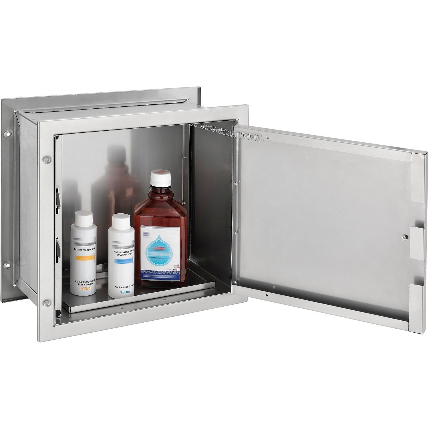 Pass Through Specimen Cabinet Stainless Steel 13-1/4″W x 6″D x 12-3/4″H
