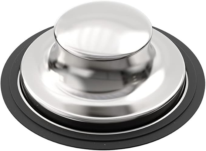 2 Pack Kitchen Sink Stopper 3-1/2″ Universal Stainless Steel Plug Cover Drain