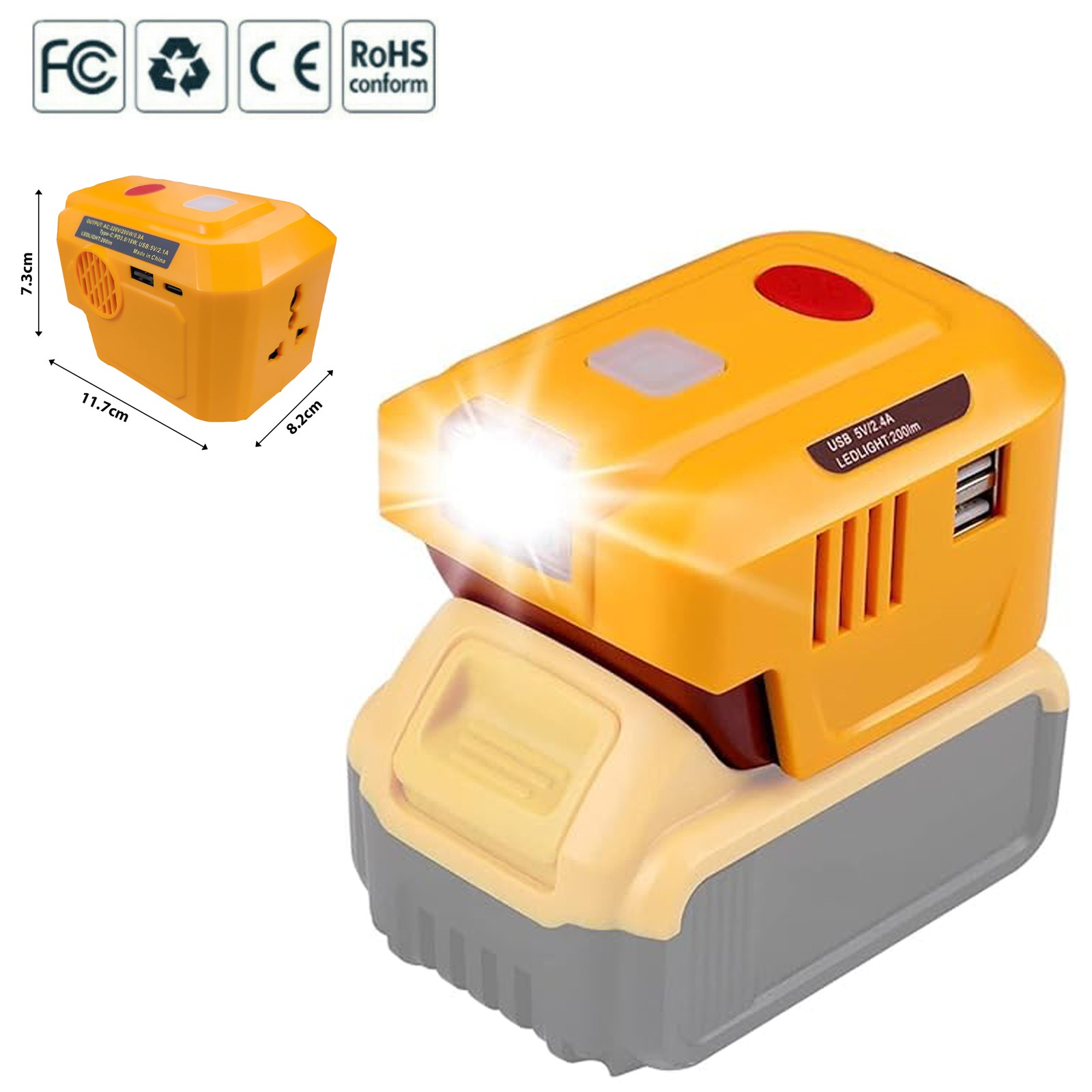 DEWALT 18-20V Inverter Kit for Cordless Tools (Battery Not Included)