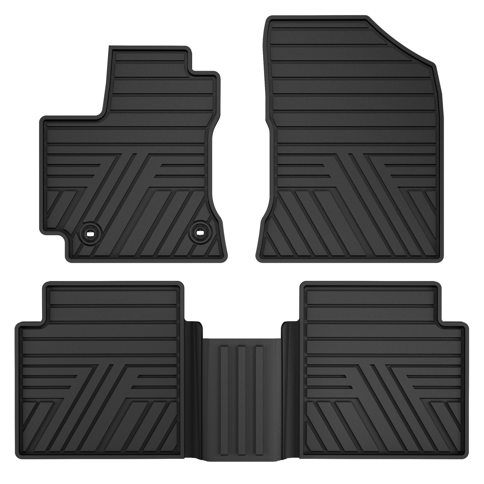 Rubber Floor Mats Custom Fit for Toyota Corolla Sedan 2014-2019 (Not Fit Hatchba