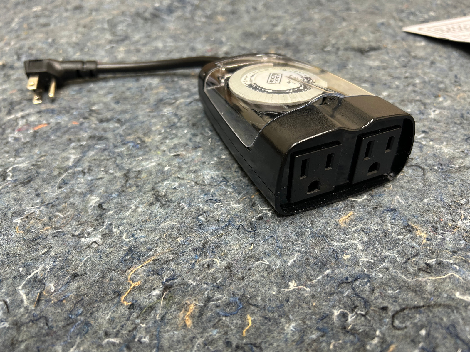 Black & Decker BDXPA0030 Grounded Outdoor Outlet Timer with 2 Outlets