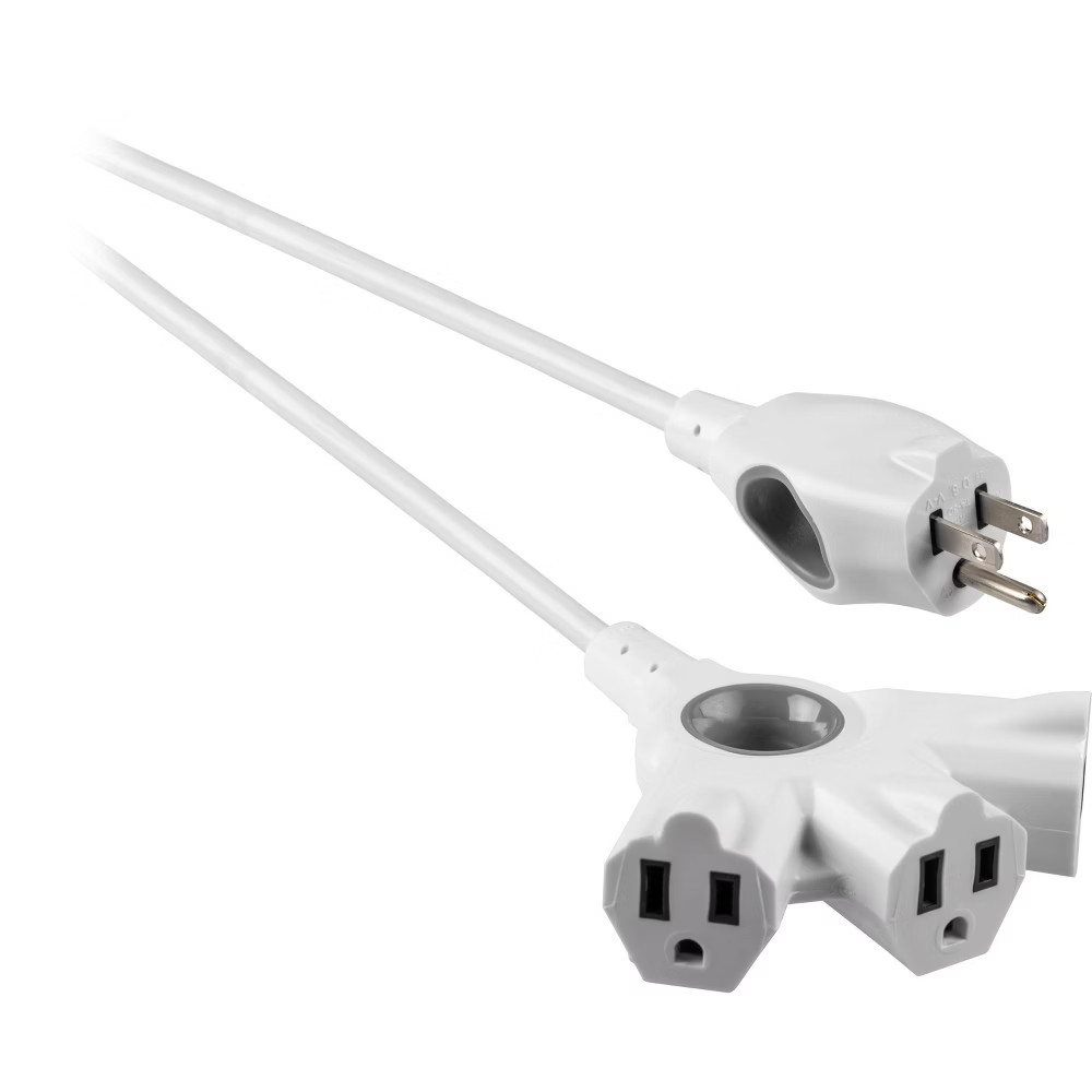 General Electric 50′ 3-Outlet EZGrip Grounded Indoor-Outdoor Extension