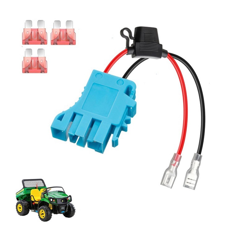 Quality ABS Plastic 12AWG Wiring Harness Connector for Peg Perego 12V Battery