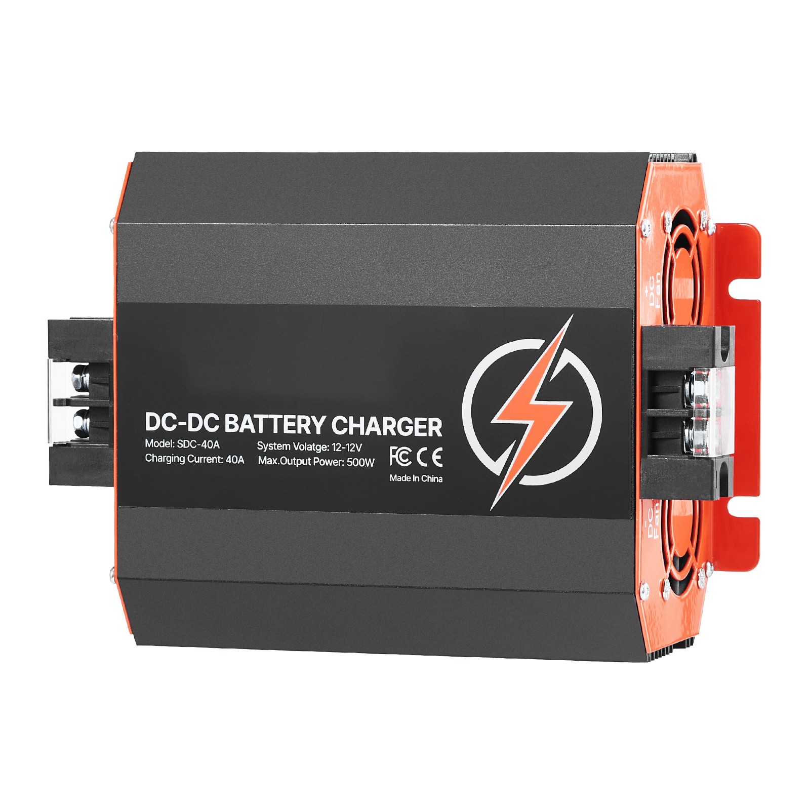 Uimoso 12V DC Battery Charger 20-60A 250-750W for Lead-Acid & Lithium Batteries