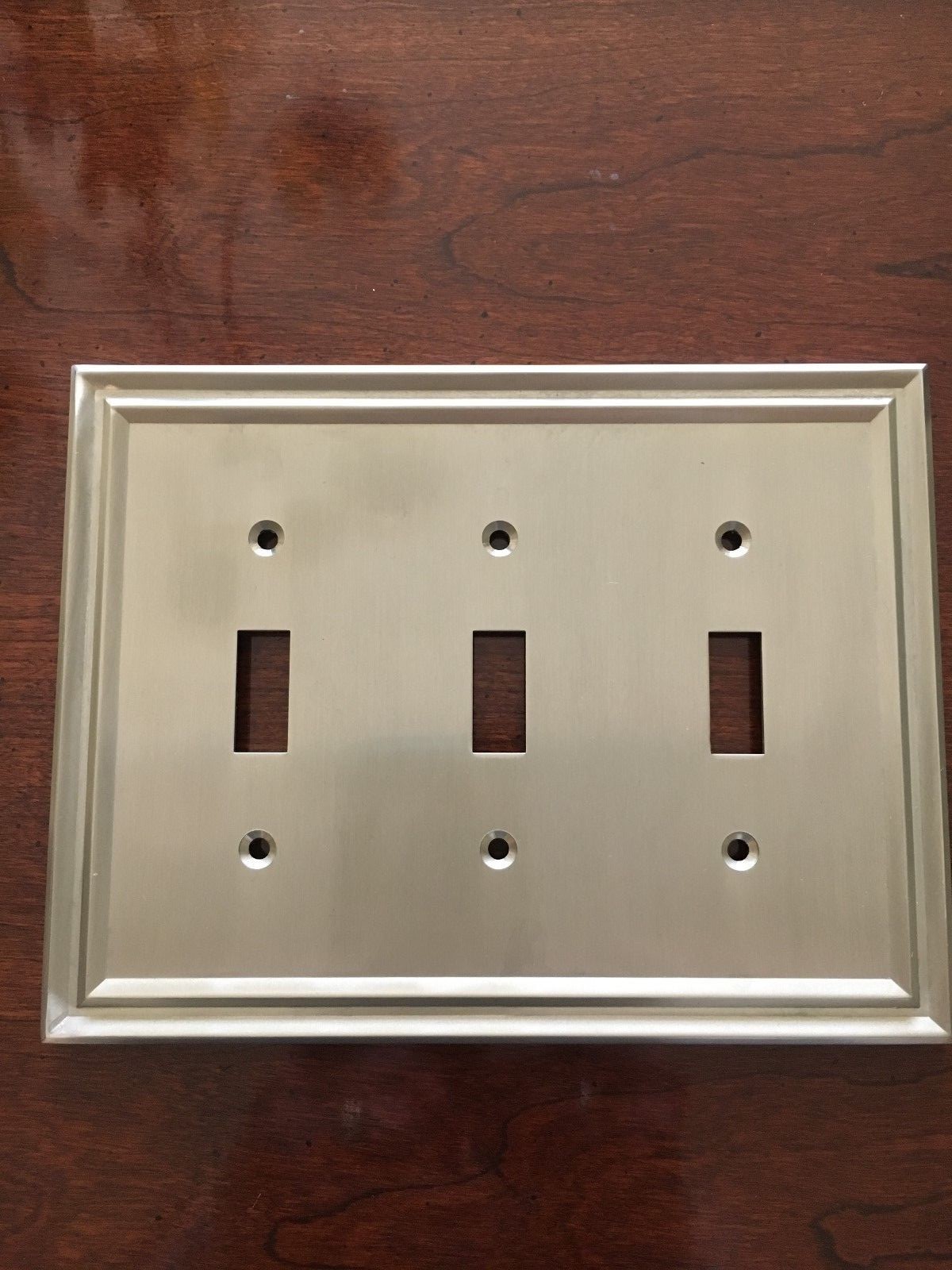 BRAINERD TRADITIONAL TRIPLE SWITCH SATIN NICKEL PLATE W36561-SNE-C FREE SHIP