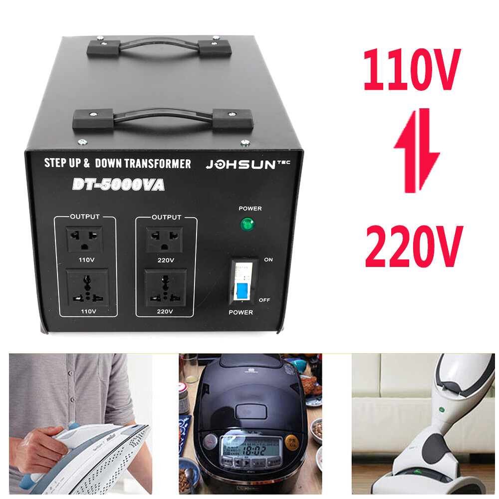 5000W Electric Power Voltage Transformer Converter Up/Step Down 110V-220V TRANS
