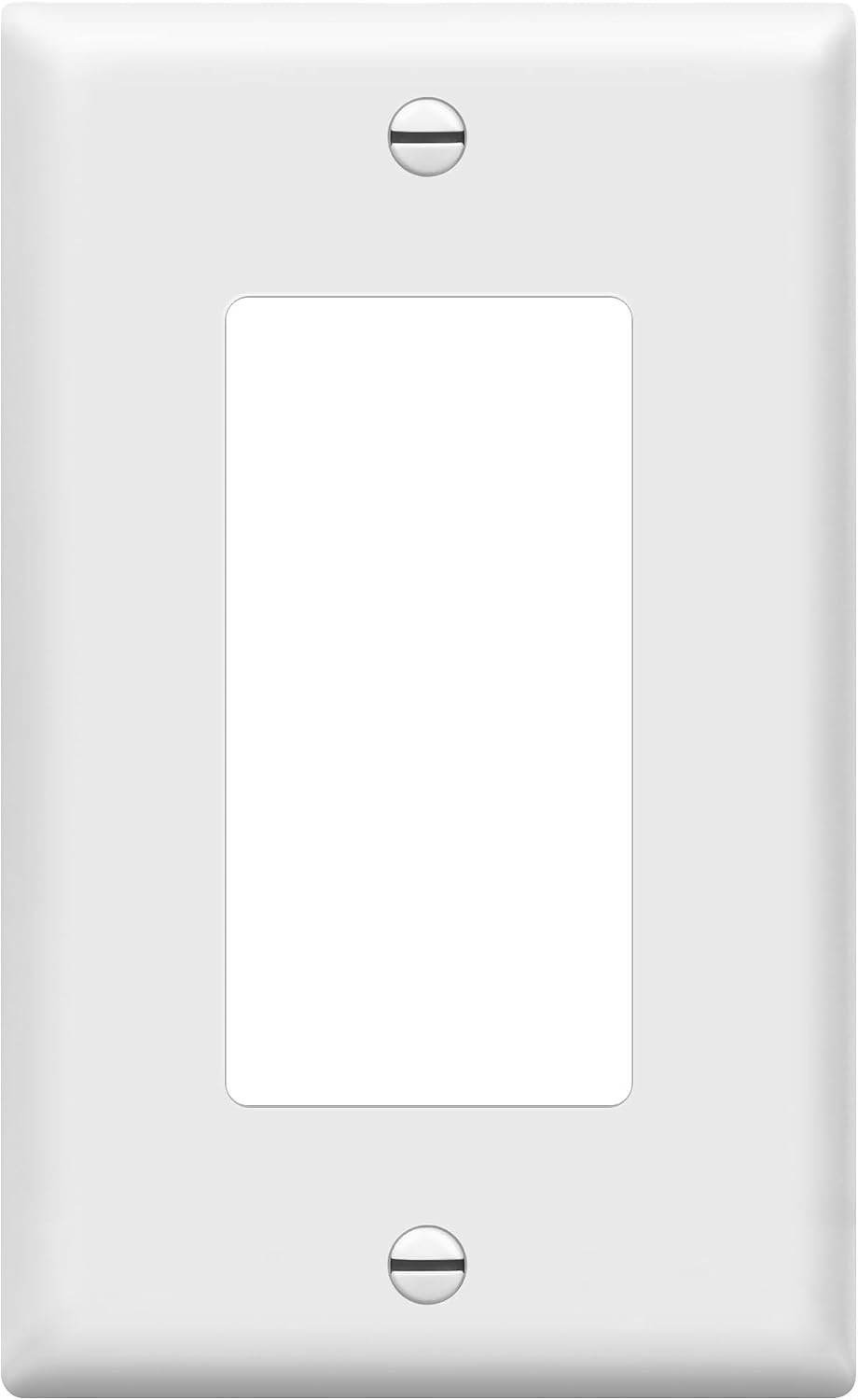 15 Pack Topzone Decorator GFCI Wall Plates White Polycarbonate Unbreakable 4.5″x