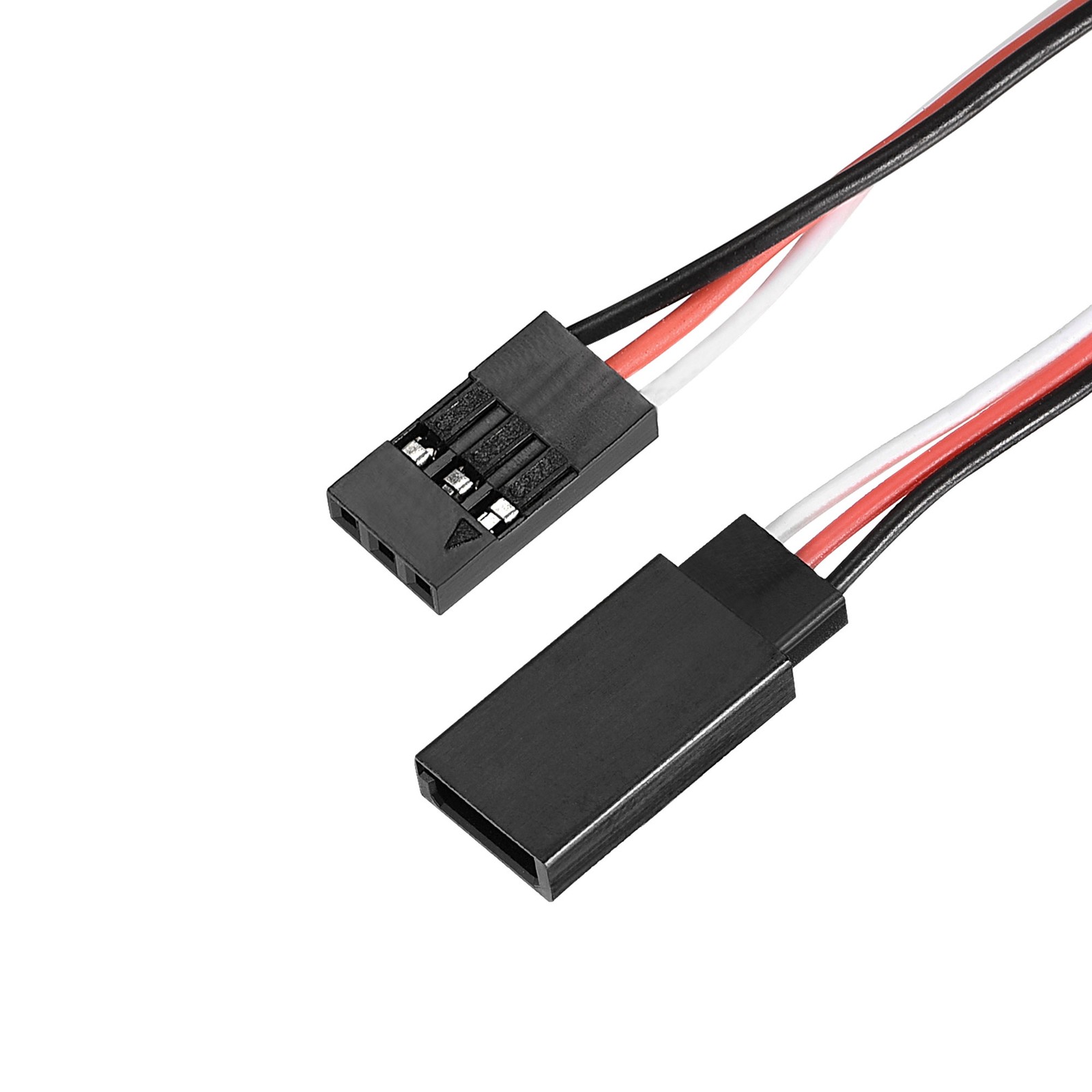 10Pcs 3Pin Servo Extension Cable Connector Wire Male to Female 22AWG 30-Cores
