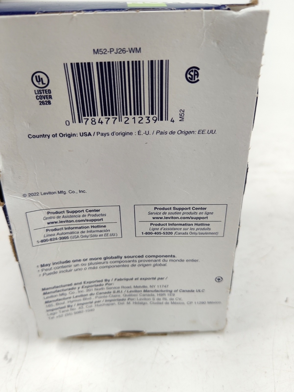 Leviton Decora Unbreakable Nylon Wallplate (White) 10 PACK MIDWAY 3/8″