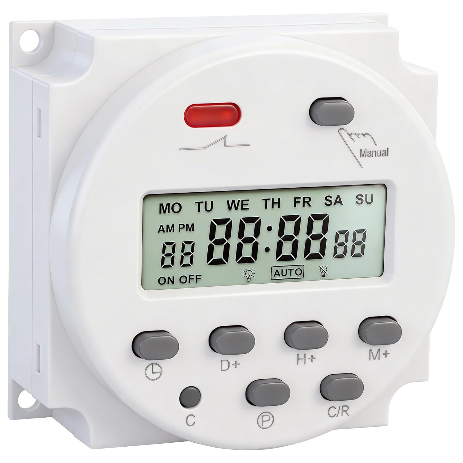 Weasch Timer Switch, CN101A, DC/AC 12V 16Amp, Digital LCD Power Programmable