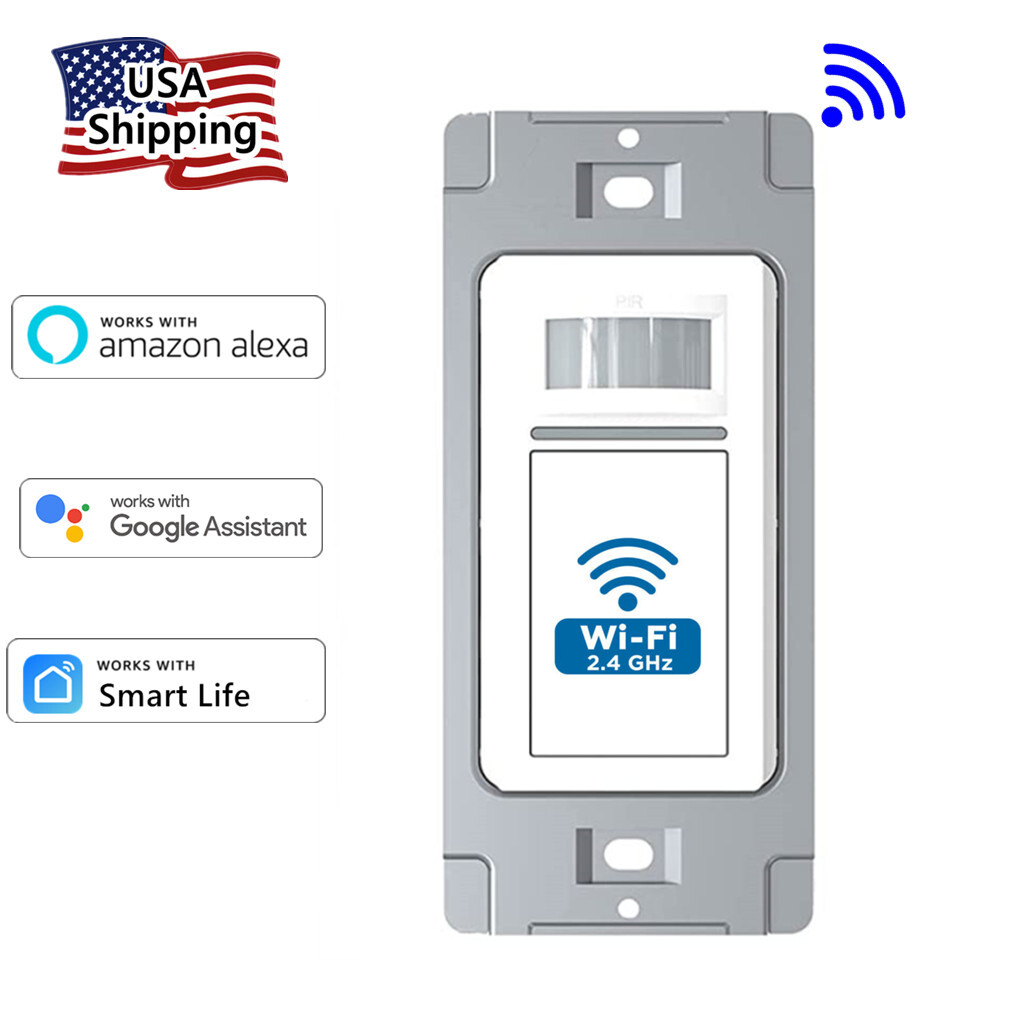 Nexete Smart WiFi Light Switch Remote Alexa Google Voice Control Smart Life App