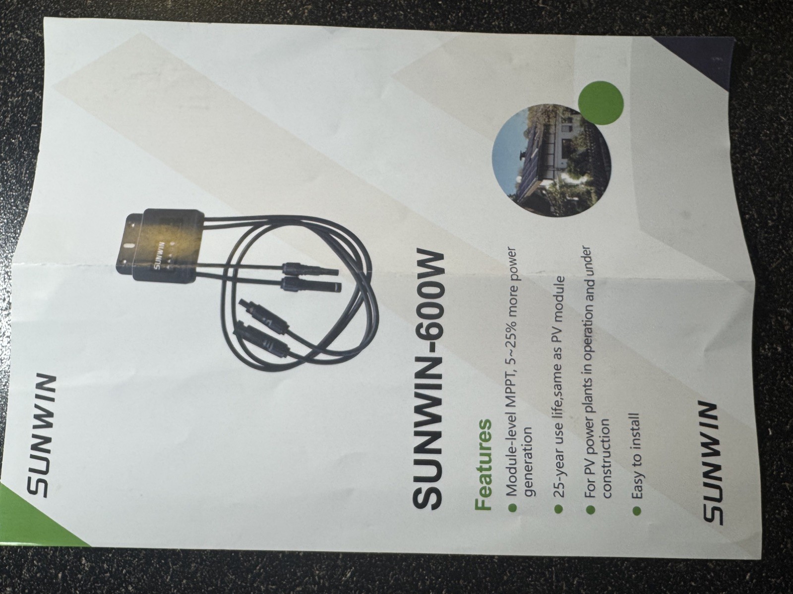 SUNWIN 600W Solar PV Power Optimizer – High-Compatibility PV Optimizer for Solar